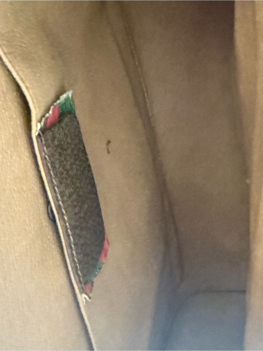 Gucci Brown Monogram Canvas Fold-Over Clutch with Green-Red Web - Picture 10 of 11